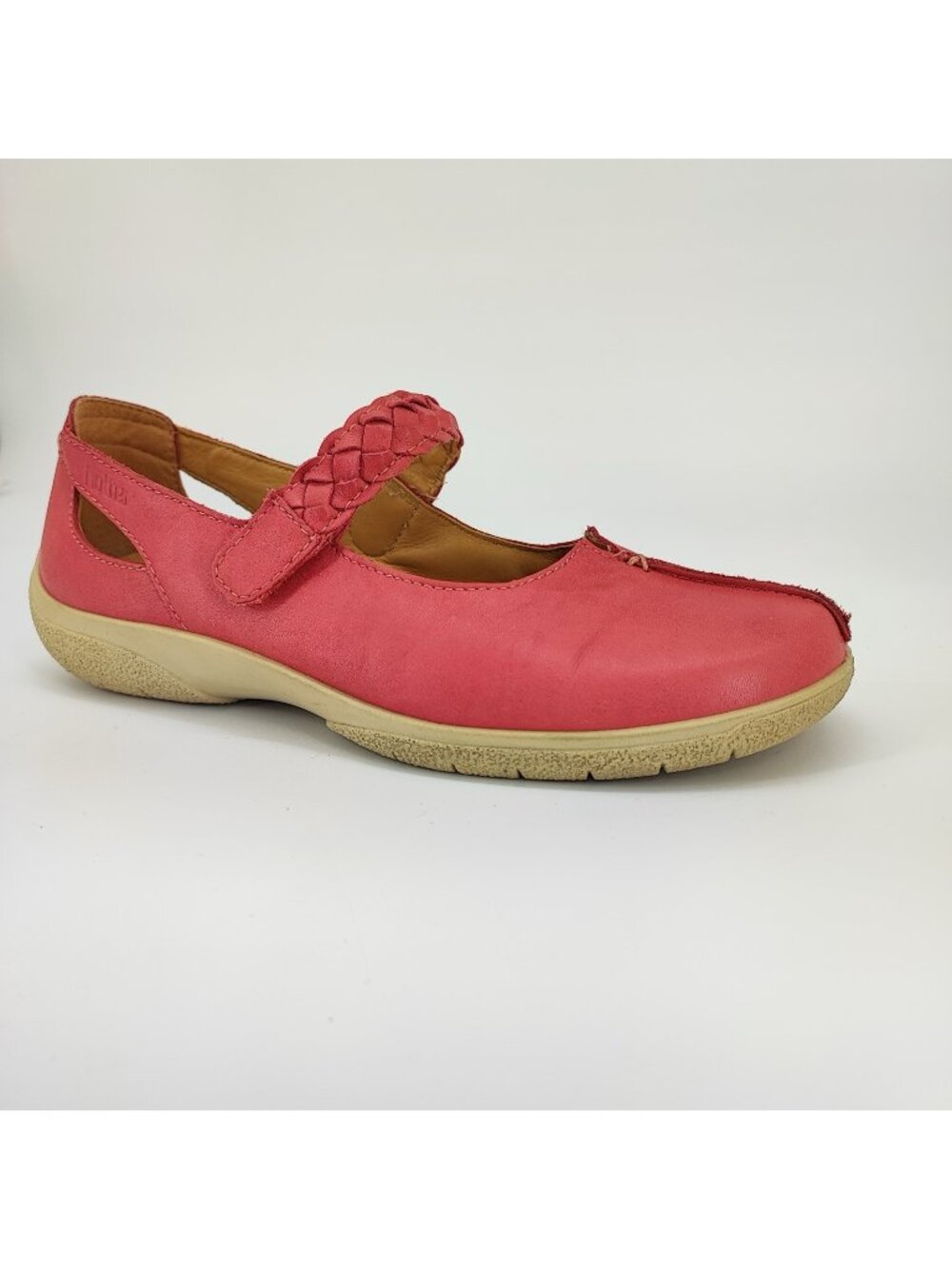 Hotter Shake Wide Fit Women's Size 10 Pink Leather Casual Shoes G6405 11